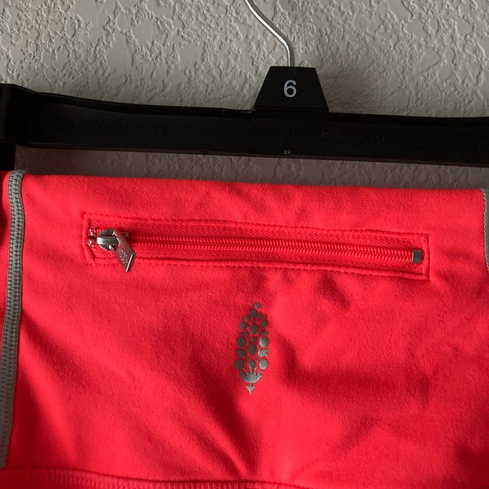 Free People Movement coral hot pink leggings XS - Host Pick. NWOT - Picture 11 of 14